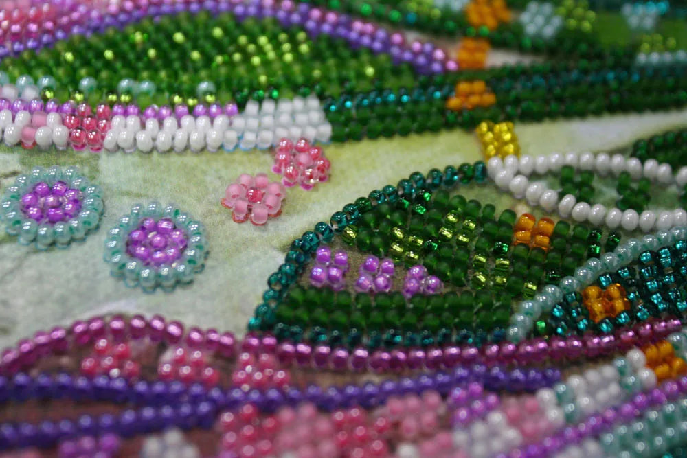 Bead Embroidery Kit Main Bead Embroidery Kit Sparks over the lake
