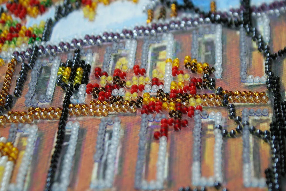 Bead Embroidery Kit Autumn Blues