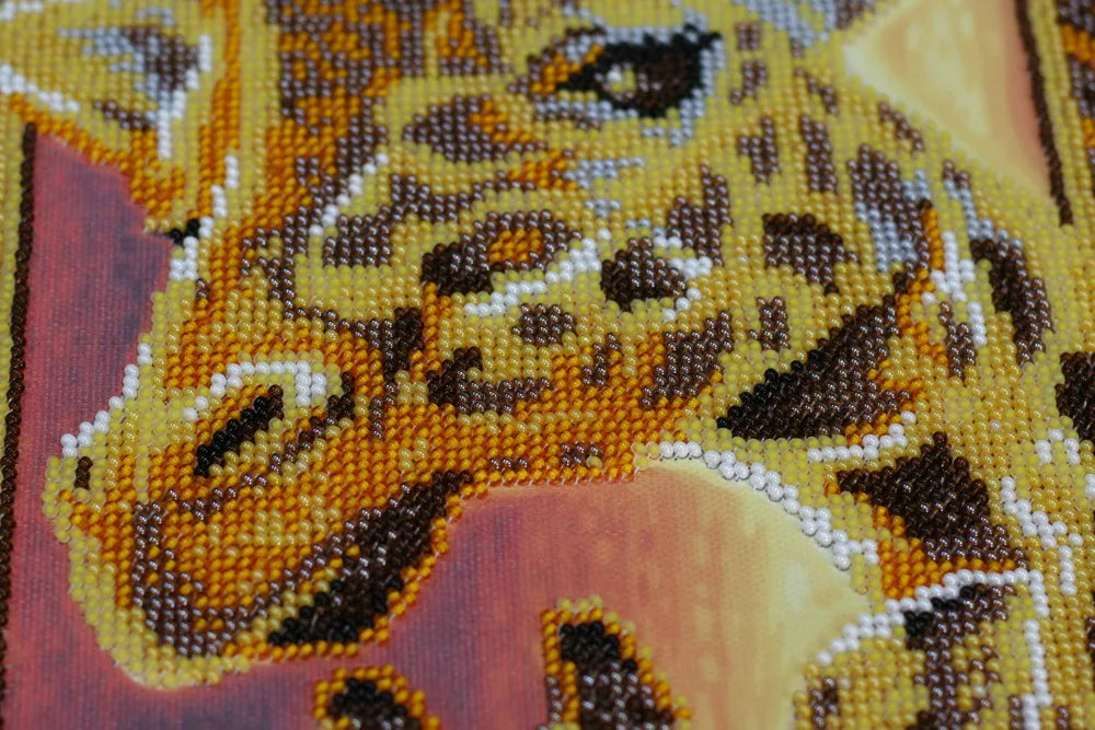 Bead Embroidery Kit Main Bead Embroidery Kit Giraffes
