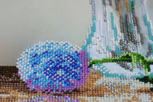 Bead Embroidery Kit Main Bead Embroidery Kit Blue balls