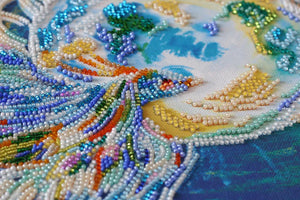 Bead Embroidery Kit Main Bead Embroidery Kit Bluebird of happiness