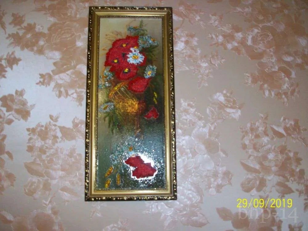 Bead Embroidery Kit Main Bead Embroidery kit Wild flowers