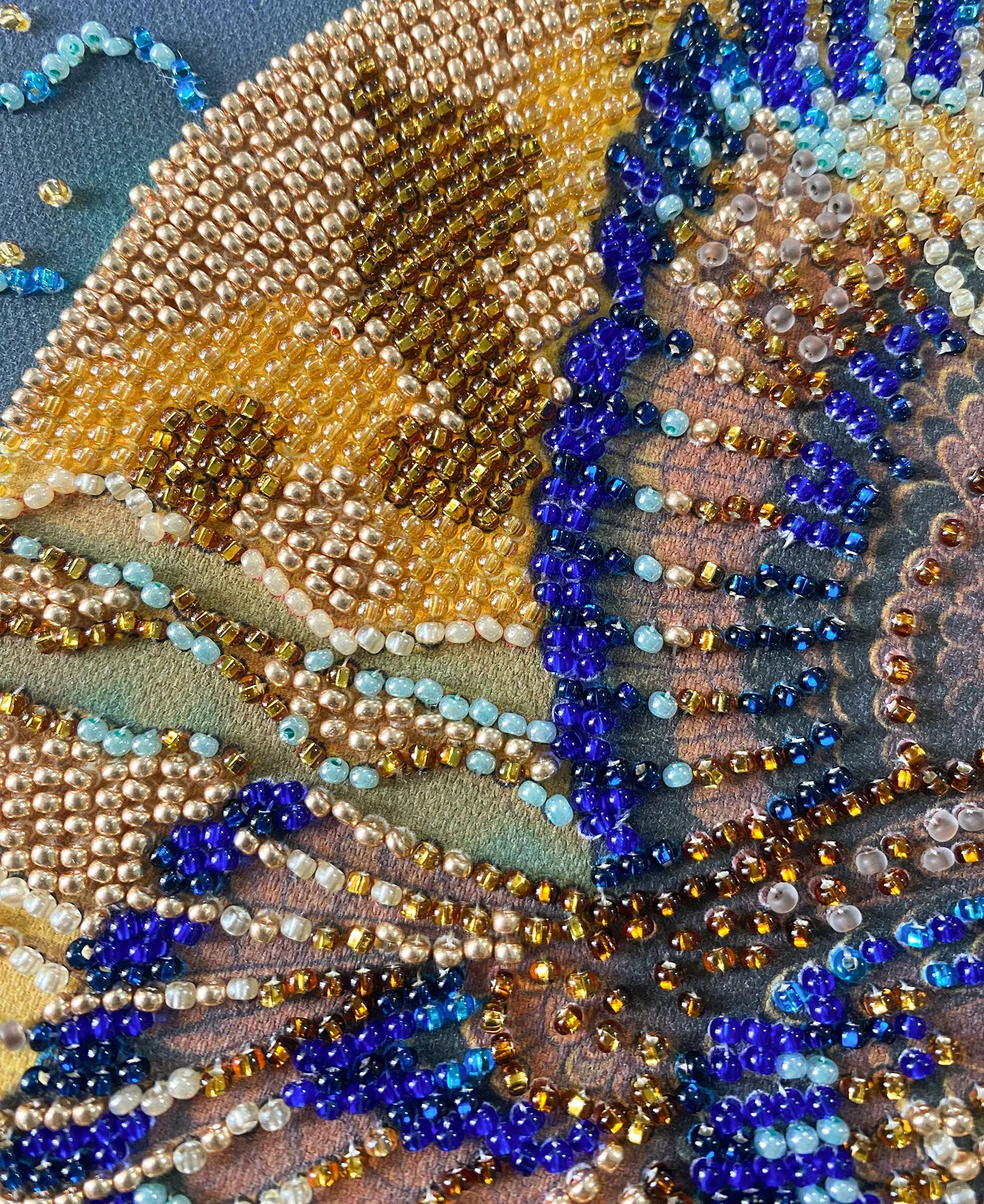Bead Embroidery Kit Mid-sized bead embroidery kit Wings of the Desert