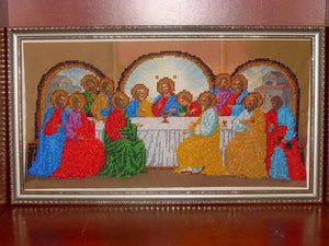 Bead Embroidery Kit Main Bead Embroidery Kit The last supper