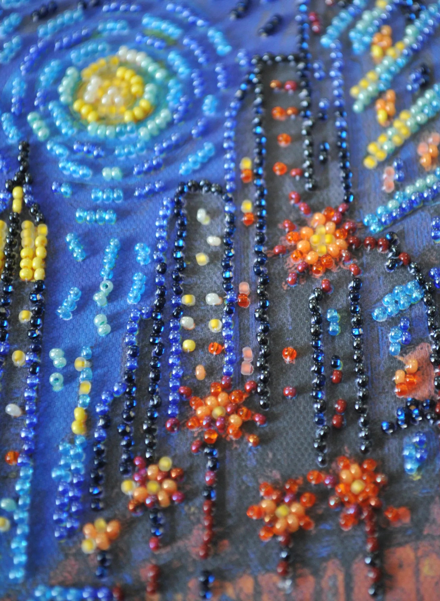 Bead Embroidery Kit Mid-sized bead embroidery kit The rhythm of life