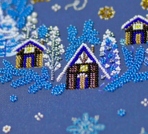 Bead Embroidery Kit Main Bead Embroidery Kit Christmas motif