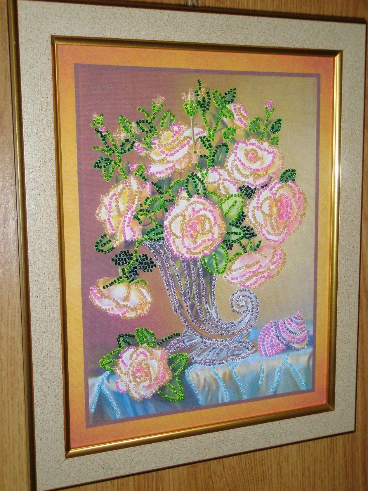 Bead Embroidery Kit Main Bead Embroidery Kit Pearl