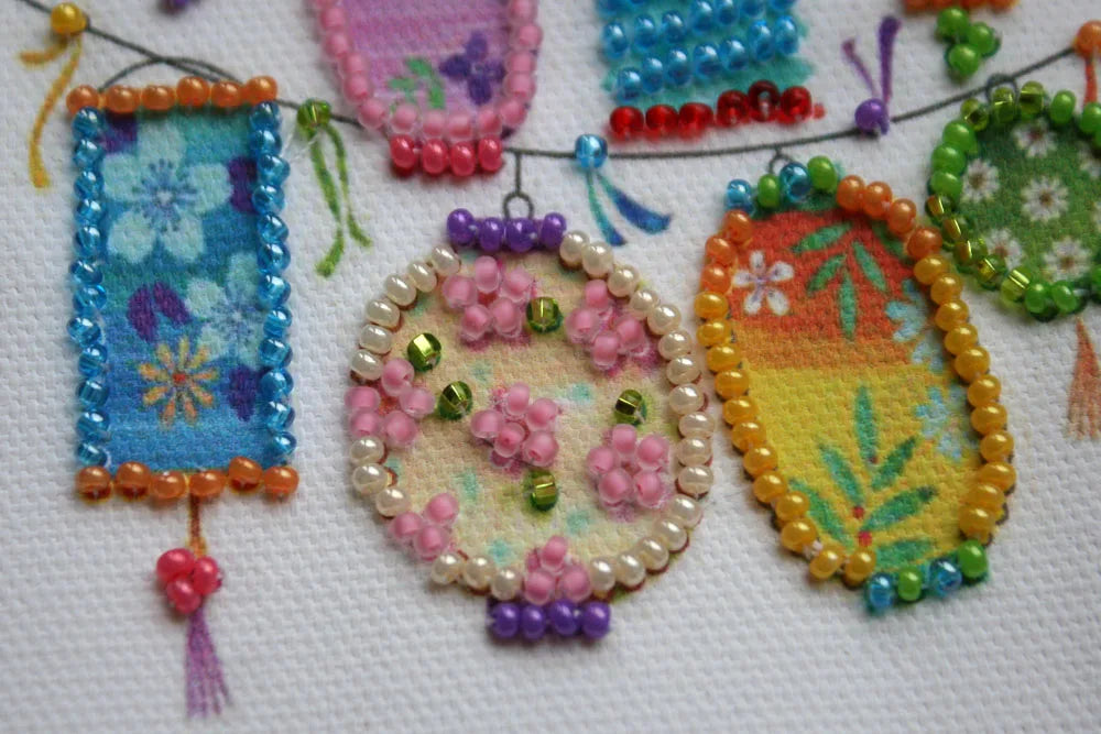 Postcards Bead Embroidery Kit Postcard Bead embroidery kit Flashlights of dreams