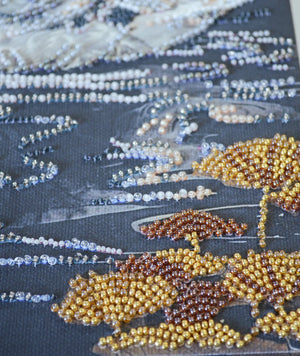 Bead Embroidery Kit Main Bead Embroidery Kit When the Soul Blooms