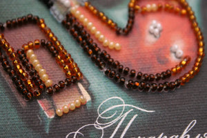 Postcards Bead Embroidery Kit Congratulations – 17