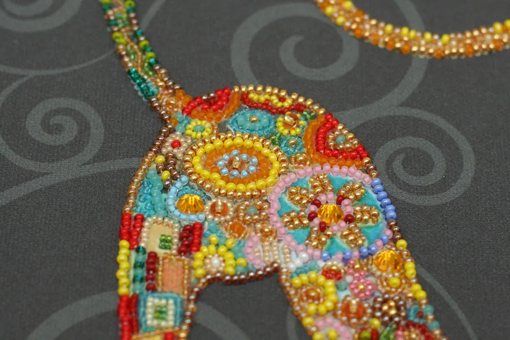 Bead Embroidery Kit Main Bead Embroidery Kit Kitty