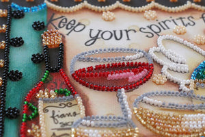 Bead Embroidery Kit Mid-sized bead embroidery kit Friday