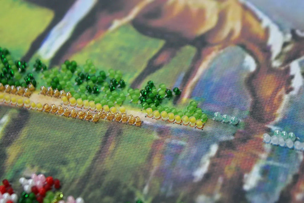 Bead Embroidery Kit Main Bead Embroidery Kit Watering place