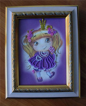 Bead Embroidery Kit Mini Bead embroidery kit Fiona