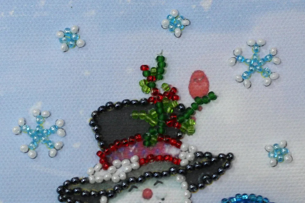 Postcards Bead Embroidery Kit Postcard Bead embroidery kit Happy New Year – 8