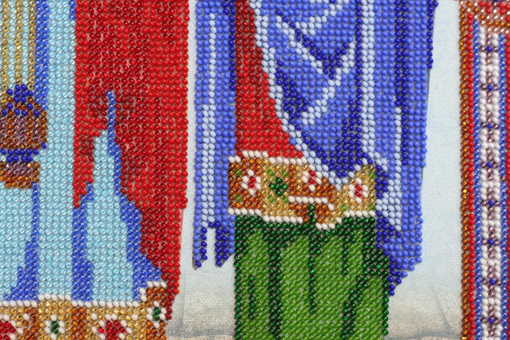 Bead Embroidery Kit Main Bead Embroidery Kit Icons - Holy Martyrs Gurias, Abibus and Samon