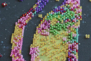 Bead Embroidery Kit Main Bead Embroidery Kit Kittens' purrings