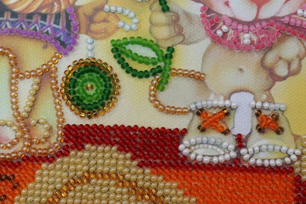 Bead Embroidery Kit Main Bead Embroidery Kit Christmas carol