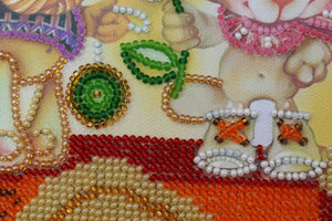 Bead Embroidery Kit Main Bead Embroidery Kit Christmas carol