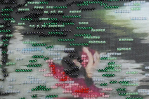 Bead Embroidery Kit Micro Beads Embroidery Kit Reflection in the water