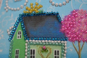 Postcards Bead Embroidery Kit Postcard Bead embroidery kit Happy housewarming – 1