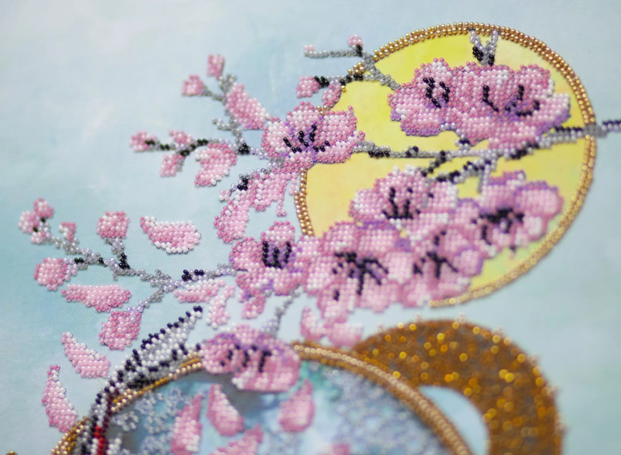 Bead Embroidery Kit Main Bead Embroidery Kit Flower carps