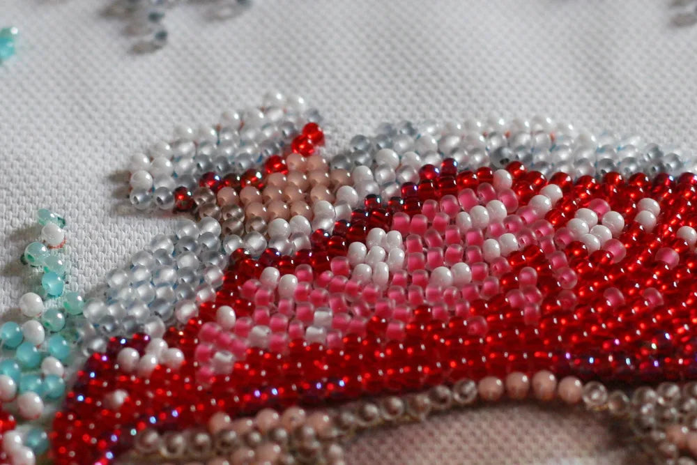 Bead Embroidery Kit Mini Bead embroidery kit Winter magic