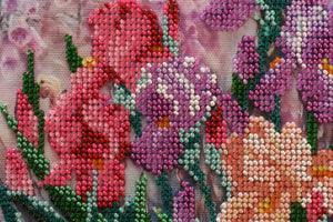 Bead Embroidery Kit Main Bead Embroidery Kit Morning garden