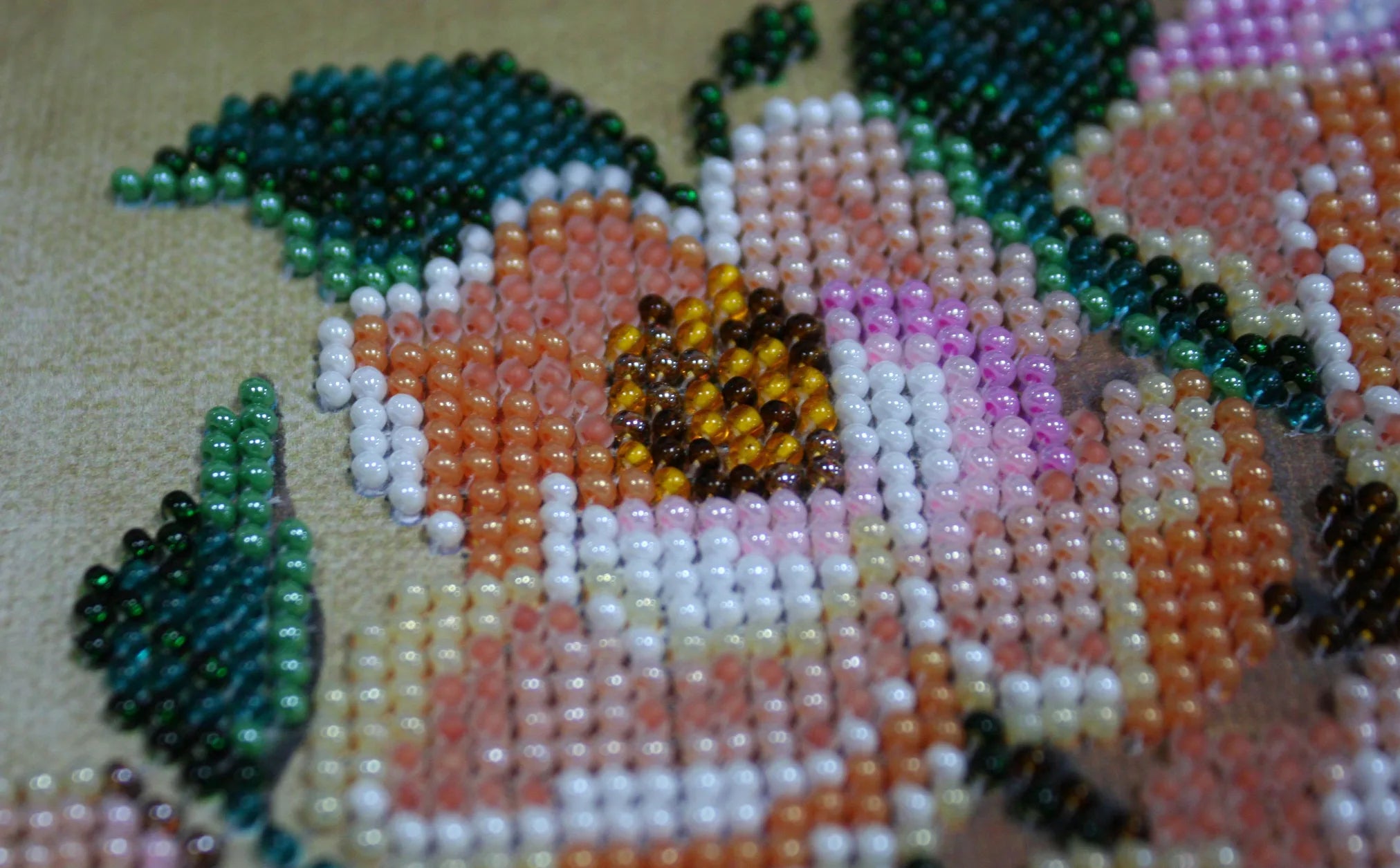 Bead Embroidery Kit Main Bead Embroidery Kit Ballad about flowers