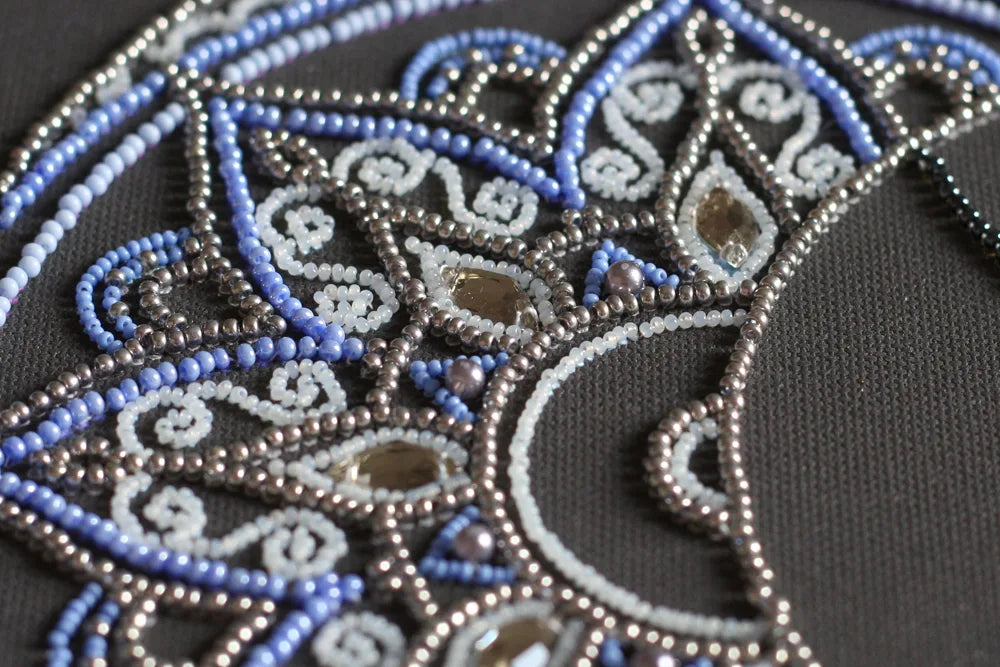 Bead Embroidery Kit Main Bead Embroidery Kit Moon pattern