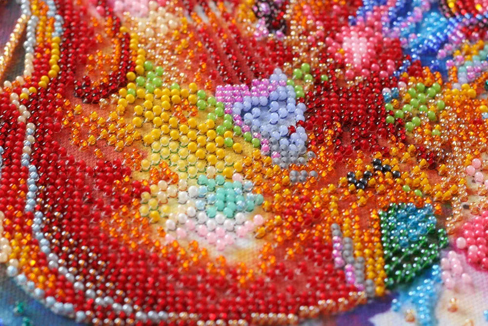 Bead Embroidery Kit Main Bead Embroidery Kit Sparks of sound (Musical display)