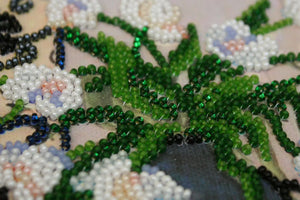 Bead Embroidery Kit Mini Bead embroidery kit Vintage
