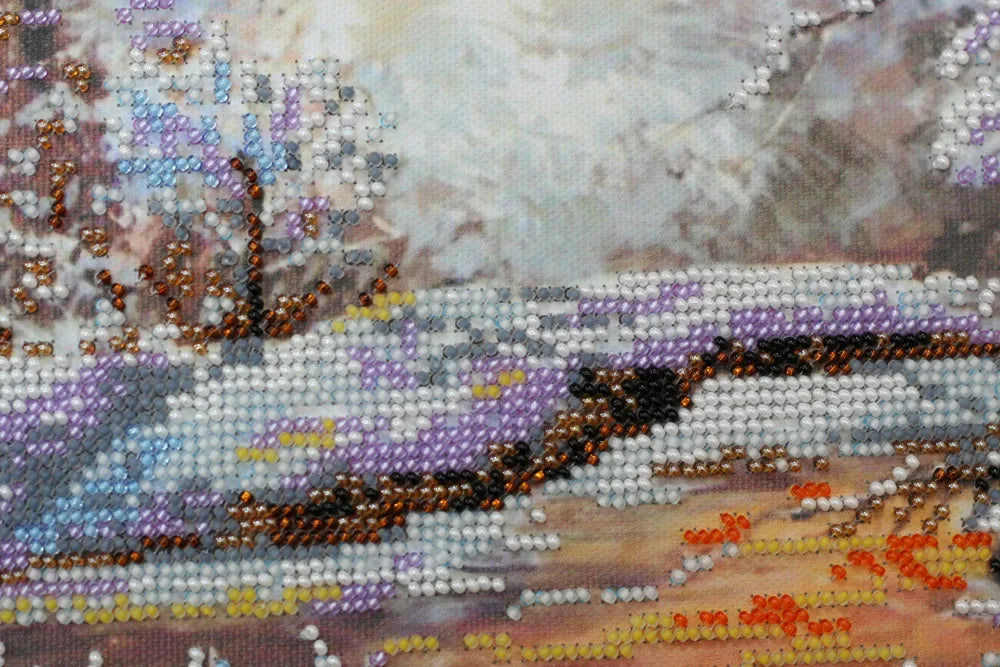 Bead Embroidery Kit Main Bead Embroidery Kit Crystal winter