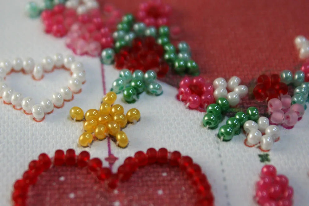 Pennant Bead Embroidery Kit Pennant-kit Bead Embroidery Garland
