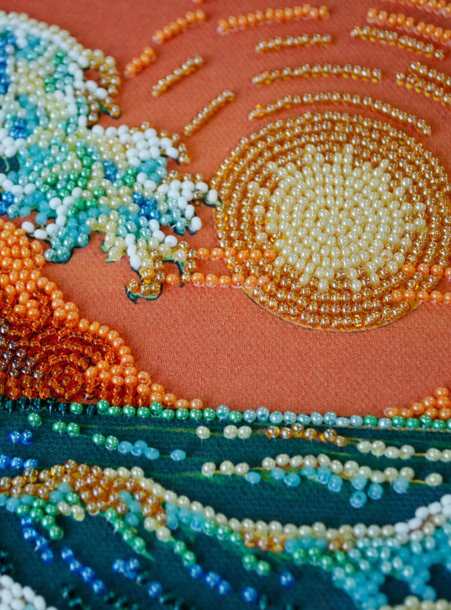Bead Embroidery Kit Main Bead Embroidery Kit The Murmuring Sea…