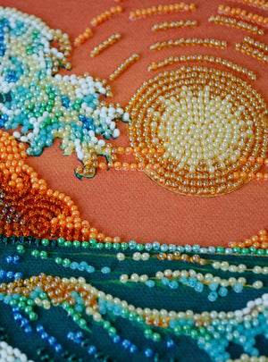 Bead Embroidery Kit Main Bead Embroidery Kit The Murmuring Sea…