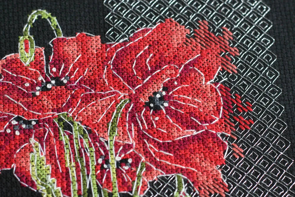 Cross Stitch Kit Cross-stitch kits Poppies