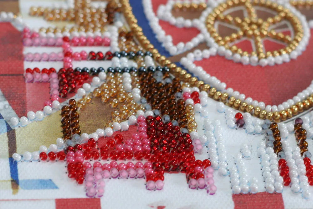 Bead Embroidery Kit Mini Bead embroidery kit FC Arsenal