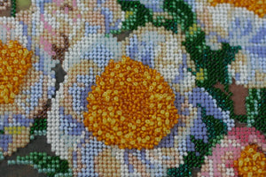 Bead Embroidery Kit Fancy peonies