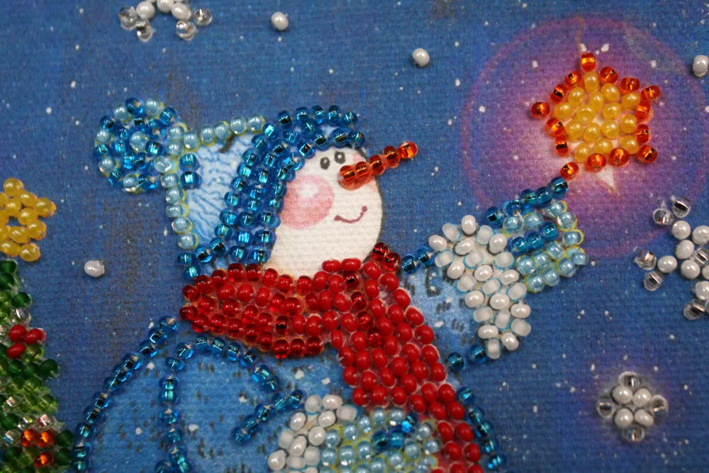 Bead Embroidery Kit Mini Bead embroidery kit Fairy night