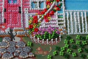 Bead Embroidery Kit Mid-sized bead embroidery kit Where love lives