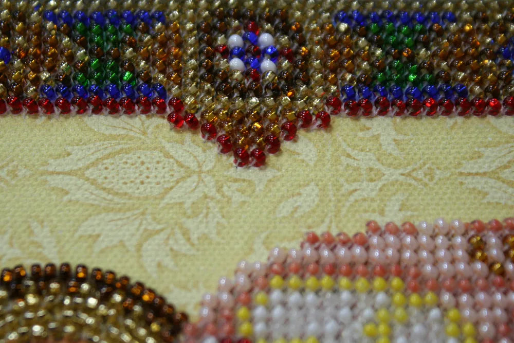 Bead Embroidery Kit Main Bead Embroidery Kit Icon of the Mother of God «Midwife»