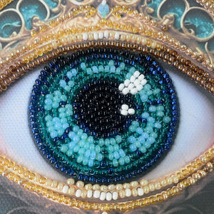 Bead Embroidery Kit Mini Bead embroidery kit Gaze Alchemy