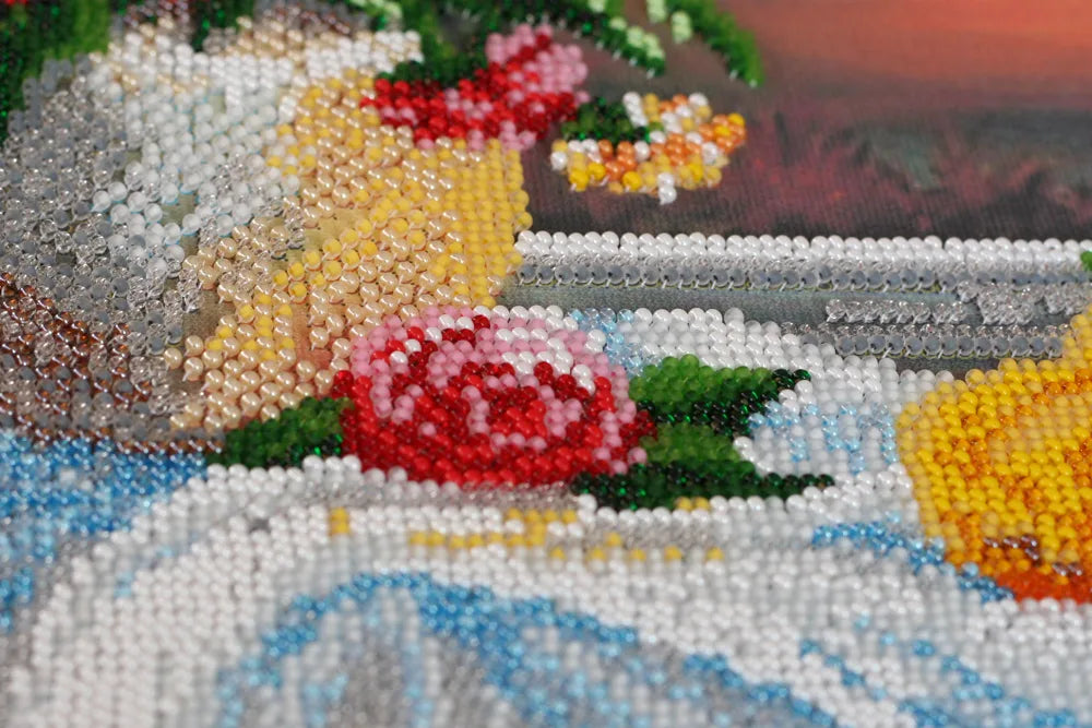 Bead Embroidery Kit Main Bead Embroidery Kit Still life with quince