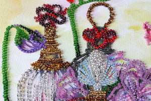 Bead Embroidery Kit Main Bead Embroidery Kit Floral trail