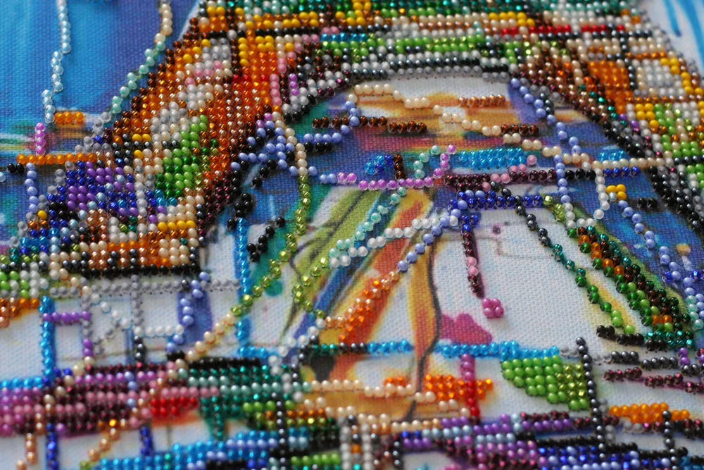 Bead Embroidery Kit Main Bead Embroidery Kit Eiffel Tower
