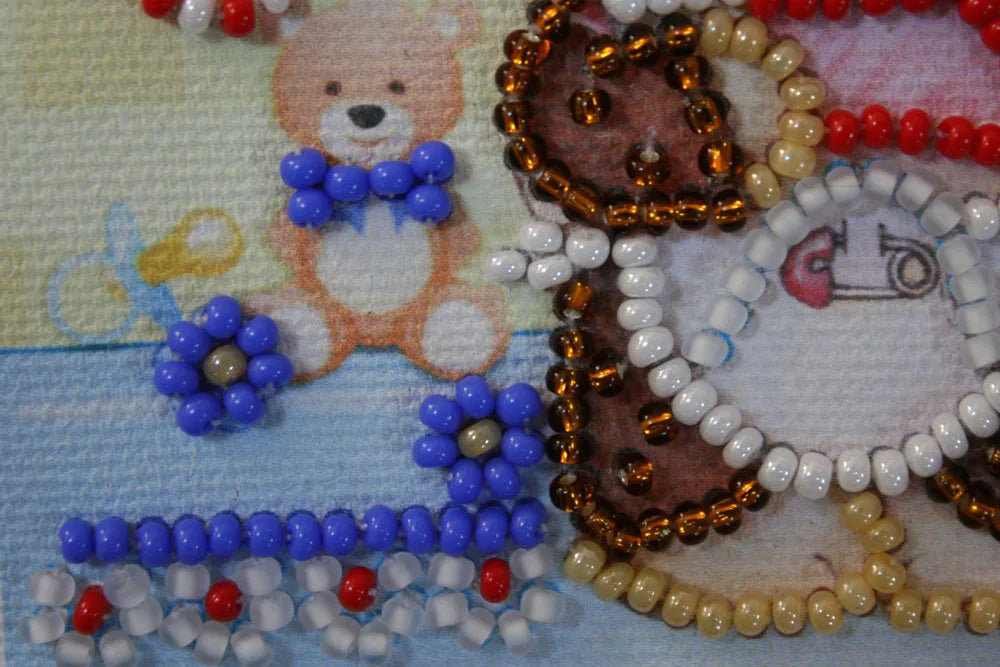 Magnets Bead Embroidery Kit Magnets Bead embroidery kit Little monkey
