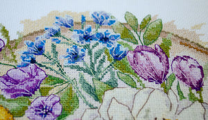 Cross Stitch Kit Cross-stitch kits A floral moment