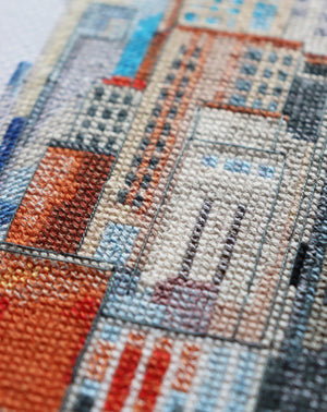 Cross Stitch Kit Cross-stitch kits Big city life (Landscape)