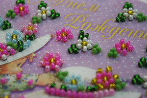 Postcards Bead Embroidery Kit Postcard Bead embroidery kit Happy Birthday – 2